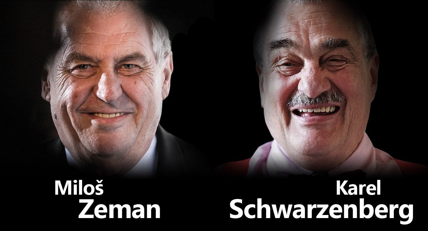 Zeman - Schwarzenberg - srovnání