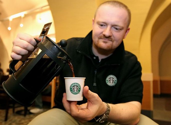 Jakub Střeštík nám nabídl speciální kávy značky Starbucks.