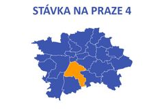 Dopravní situace v době stávky - Praha 4