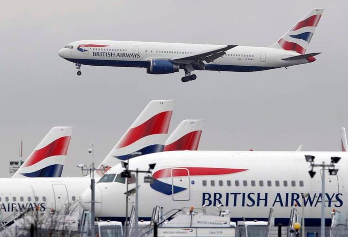 Stávka British Airways - březen 2010.