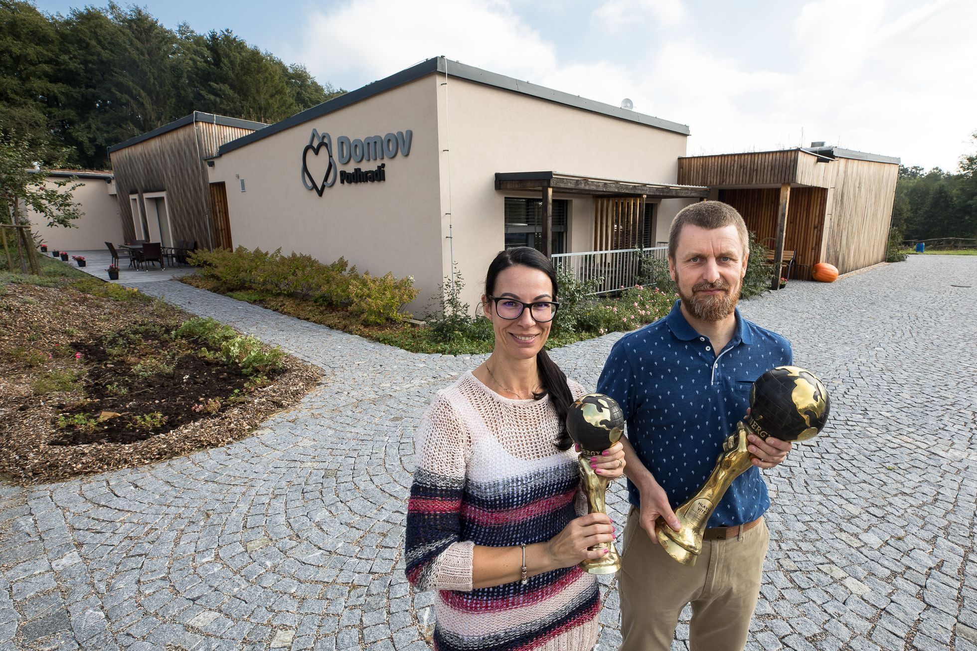 Pasivní pečovatelský dům pro seniory - Domov Podhradí - Týnec nad Labem