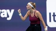 Petra Kvitová ve finále turnaje v Miami 2023