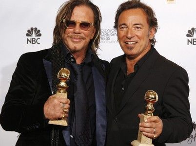 Zlaté Glóby - Mickey Rourke a Bruce Springsteen