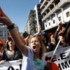 Řecko - protesty na náměstí Syntagma