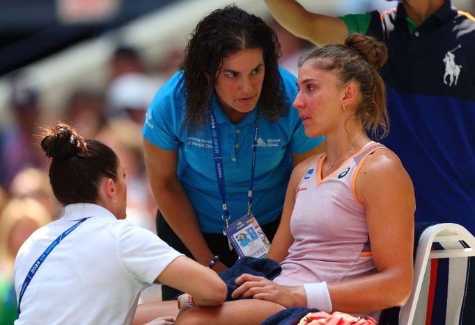 Karolína Muchová - Beatriz Haddadová Maiaová, čtvrtfinále US Open 2024