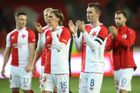 Slavia vede ligu, osmi góly znemožnila Příbram. Plzeň ztratila ve Zlíně a měla velké štěstí