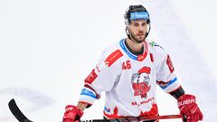 Hokejový útočník David Krejčí v dresu Olomouce