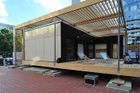 Studenti vytvořili Air House jako minimalistickou dřevostavbu s terasou, která je navíc i soběstačná a má nízké náklady na energie.