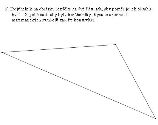 Test - gympl - otevřené úlohy - 1b