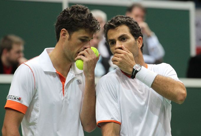 Česko- Nizozemsko, čtyřhra: Robin Haase a Jean-Julien Rojer