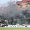 Fanoušci Slavie v zápase 21. kola FL Bohemians  - Slavia Praha