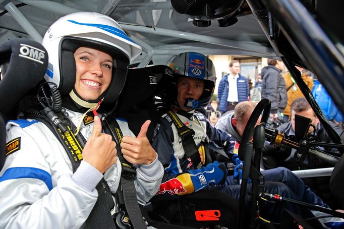 Rallye Monte Carlo 2016: Caroline Wozniacká ve Volkswagenu Polo R WRC