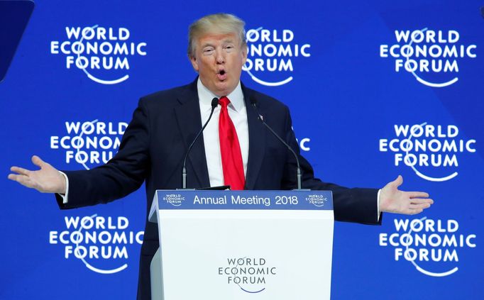 Donald Trump v Davosu na World Economic Forum