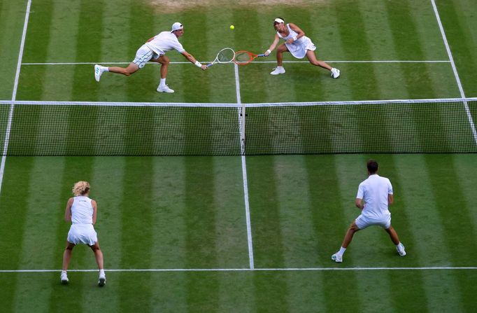 Kateřina Siniaková a Sem Verbeek, Wimbledon 2025