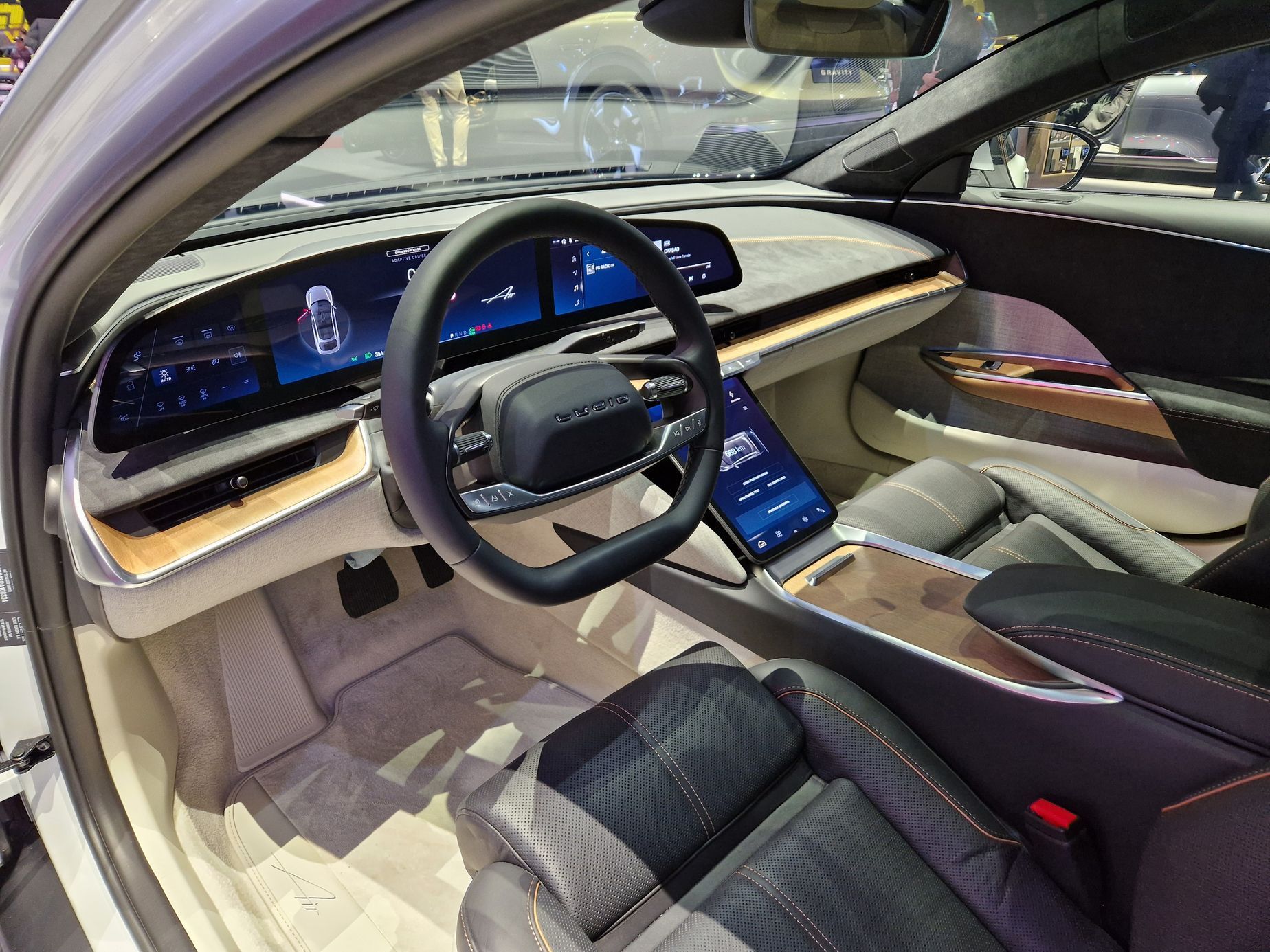 Lucid Air živě Ženeva