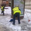 Úklid sněhu v Praze