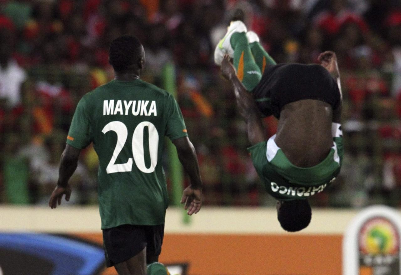 Mistrovství Afriky: Zambie - Katongo - radost