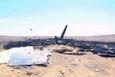 První snímky havarovaného ruského letadla na Sinaji