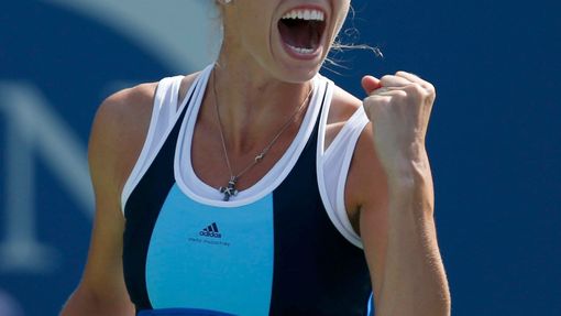 Caroline Wozniacká na tenisovém US Open