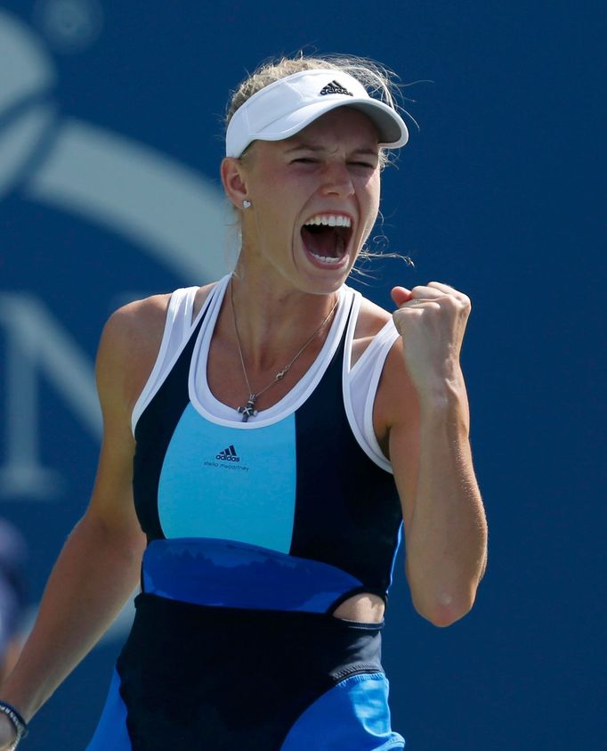 Caroline Wozniacká na tenisovém US Open