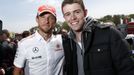 Jenson Button a Paul di Resta