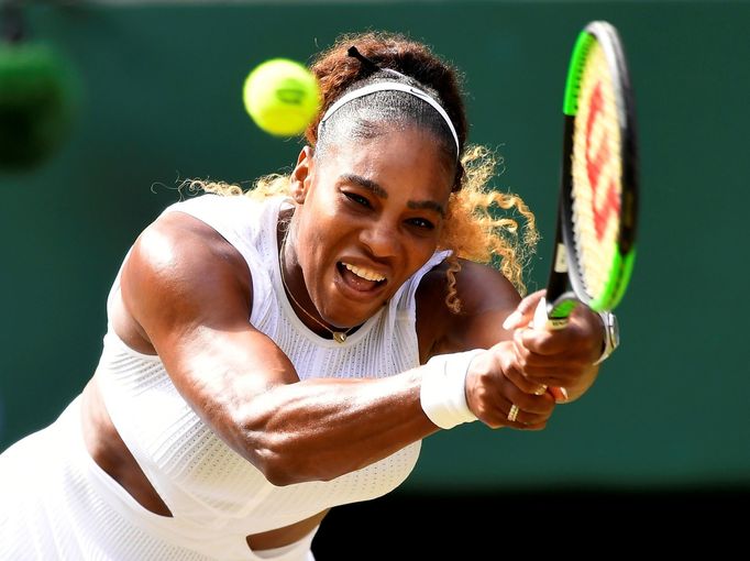 Serena Williamsová v semifinále Wimbledonu 2019