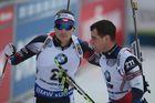 Oba čeští biatlonisté pronikli do elitní desítky v závodě s hromadným startem v Novém Městě na Moravě.
