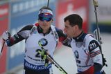 Oba čeští biatlonisté pronikli do elitní desítky v závodě s hromadným startem v Novém Městě na Moravě.