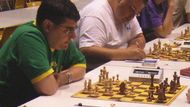 Slovenská šachová jednička Sergej Movsesjan žije v Čechách, původem je Arménec a narodil se v Gruzii. Jako oblečení pro Czech Open 2006 zvolil brazilský dres.