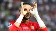 Júsuf En-Nesjrí slaví gól Sevilly v Superpoháru proti Manchesteru City