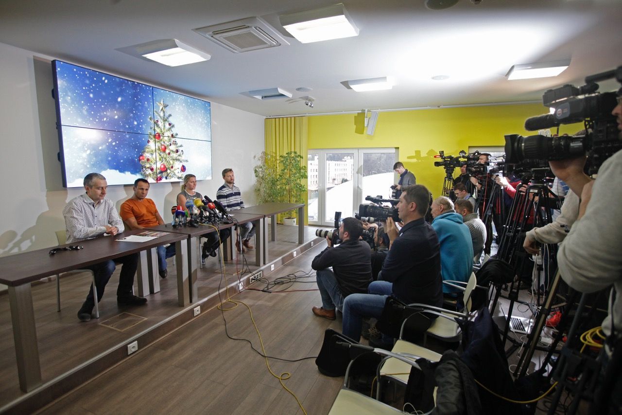 Petra Kvitová na tiskové konferenci po přepadení a operaci