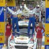 Katalánská rallye 2000: Colin McRae (vúravo) a Nicky Grist, Ford Focus RS WRC