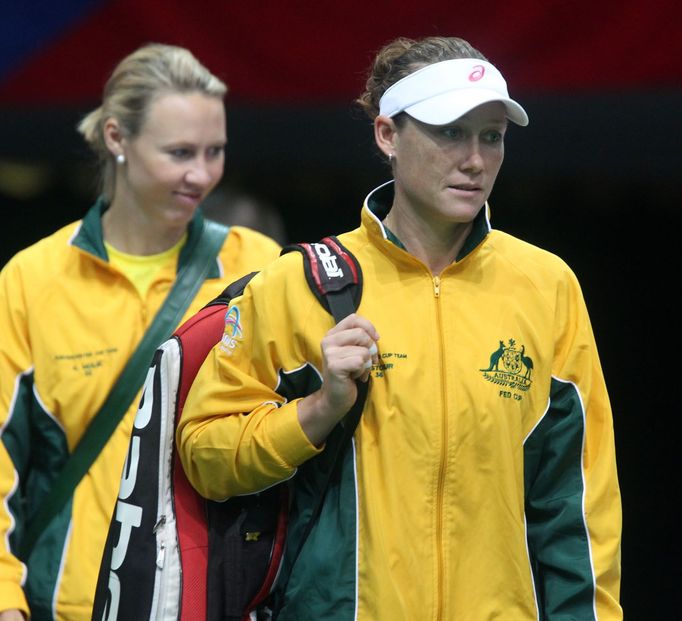 Fed Cup Česko - Austrálie: Samantha Stosurová