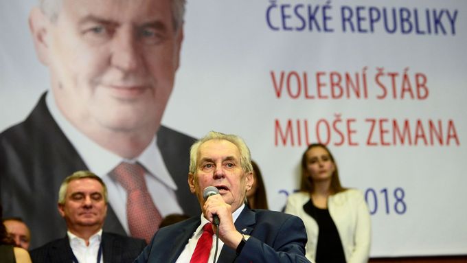 Nově zvolený prezident ČR Miloš Zeman