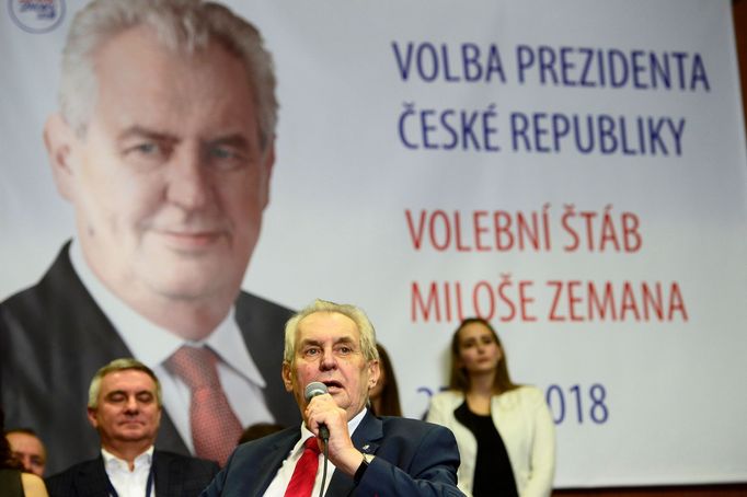 Nově zvolený prezident ČR Miloš Zeman