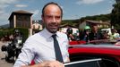 Francouzský premiér Edouard Philippe v 13. etapě na Tour de France 2018