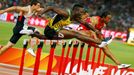 MS v atletice 2015: Johnathan Cabral, Omar McLeod a Aries Merritt, 110 m př.