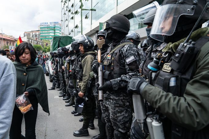 La Paz, Bolívie po rezignaci Evo Moralese