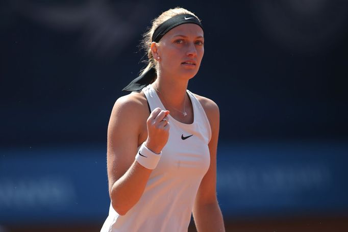 Petra Kvitová ve finále J&T Banka Prague Open.