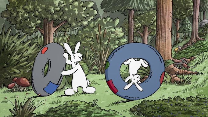 Snímek z Boba a Bobka ve filmu.