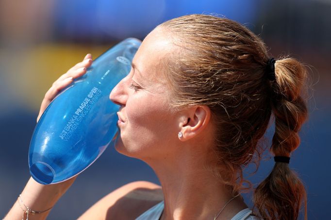 Petra Kvitová ve finále J&T Banka Prague Open.