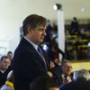Jiří Dienstbier na sjezdu ČSSD v Hradci Králové, 18. 2. 2018