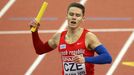 HME 2015 Praha: Pavel Maslák finišuje bronzovou štafetu na 4x400 m