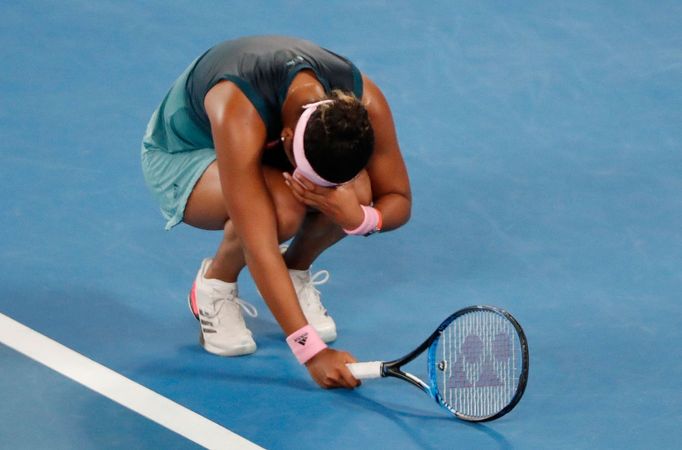 Naomi Ósakaová ve finále Australian Open 2019.