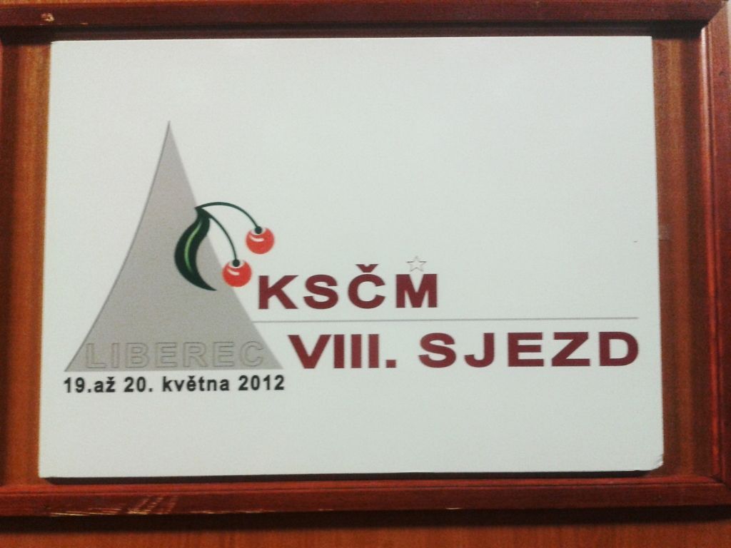 Logo sjezdu KSČM v Liberci