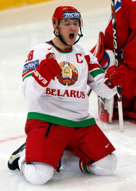 Koltsov bělorusko rusko hokej ms
