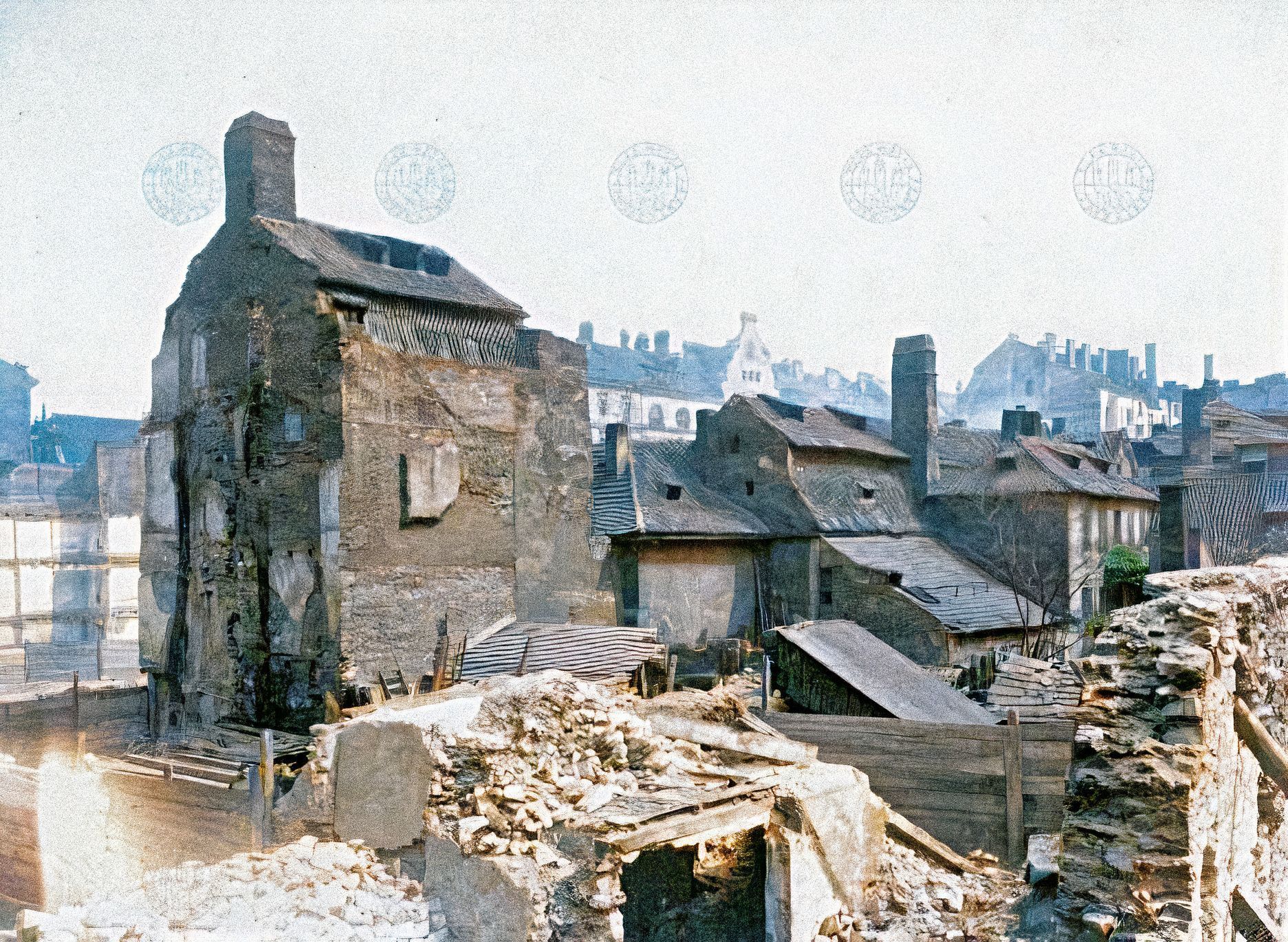 Asanace, demolice, Praha, Staré město, Nové město, Josefov, židovská čtvrť, domácí