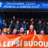 Stávka odborů, protest, demonstrace, pochod