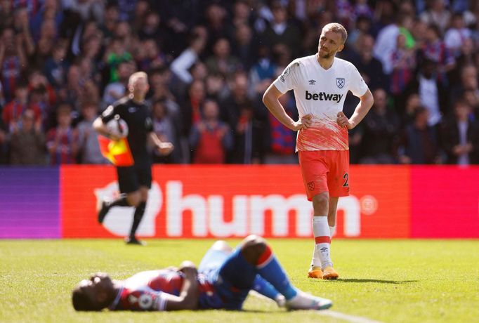 Tomáš Souček proti týmu Crystal Palace