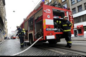 Požár plynu uzavřel centrum Prahy